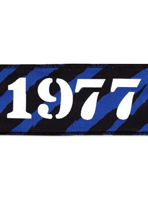 1977 Blue Zebra Patch