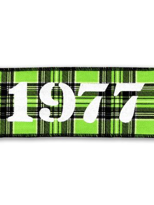1977 Green Tartan Patch