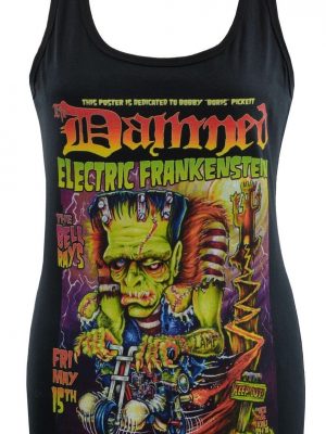 Johnny Ace The Damned Ladies Black Tank Top