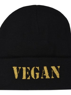 Gold Vegan Beanie Hat