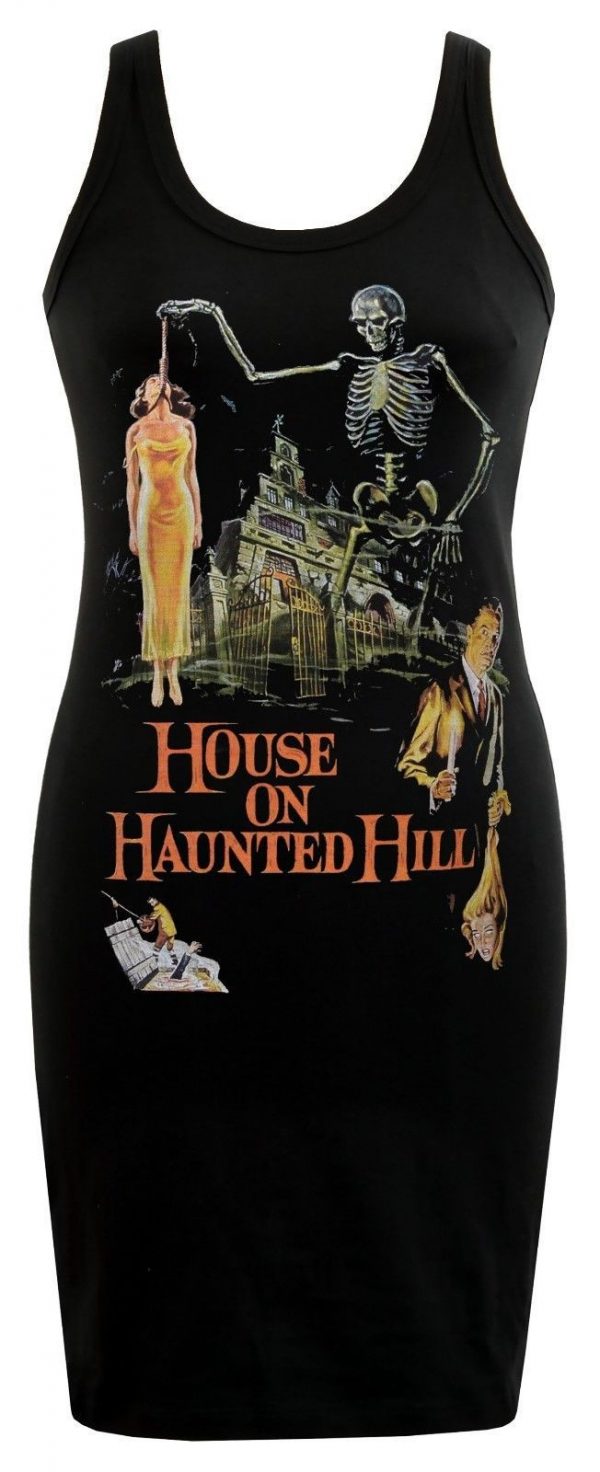 House On Haunted Hill Black Dress