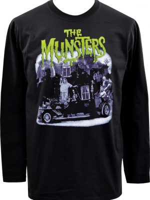 Meet The Munsters Mens Long Sleeve Top