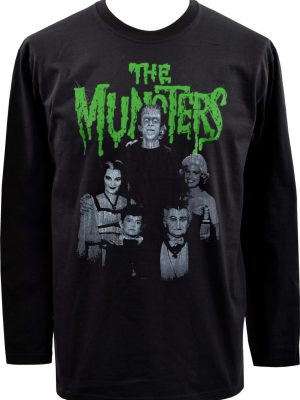 Meet The Munsters Mens Long Sleeve Top