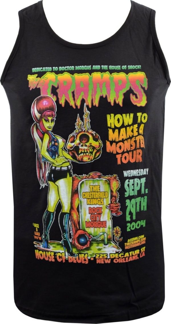The Cramps Gig Poster Men's Tank