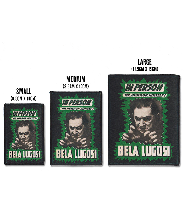 Bela Lugosi 'Mr Horror' Horror Sew-On Patch - Image 2