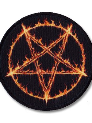 Satanic Inverted Pentagram Patch