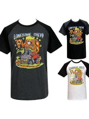 Mens Lonesome Chevy Raglan