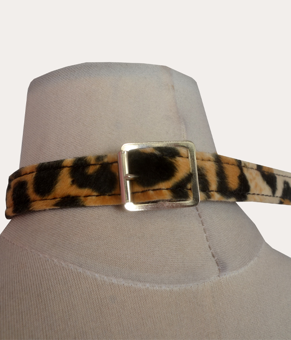 Leopard print O-Ring Collar - Image 3