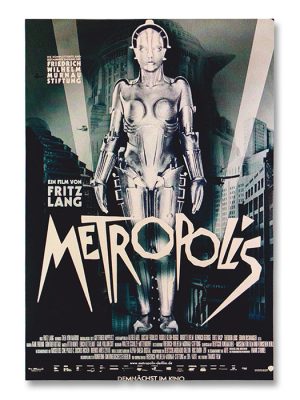 Metropolis Vintage Sci-fi Sticker