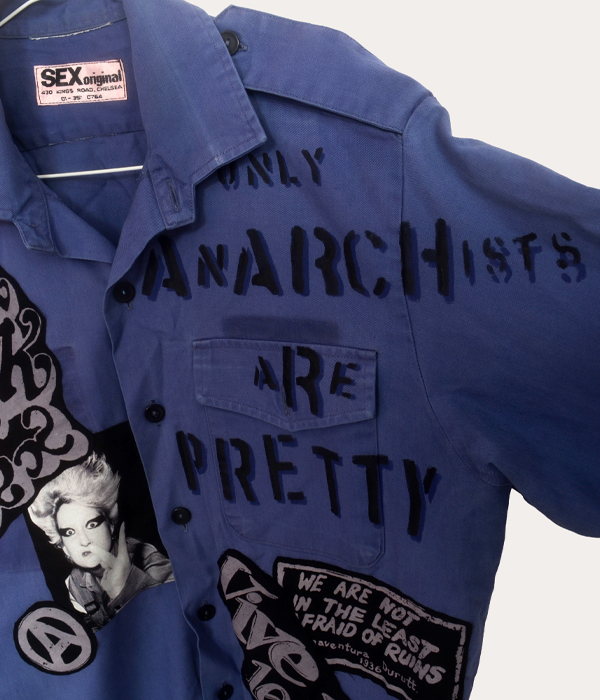 Men's Long Sleeve Navy Seditionaries Shirt - Small - Image 3