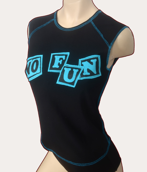 Woman's 'No fun' Babydoll Tank Top - Image 3
