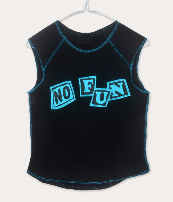 Woman's 'No fun' Babydoll Tank Top - Image 6