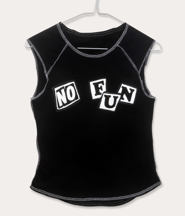 Woman's No Fun Babydoll Tank Top - Image 2
