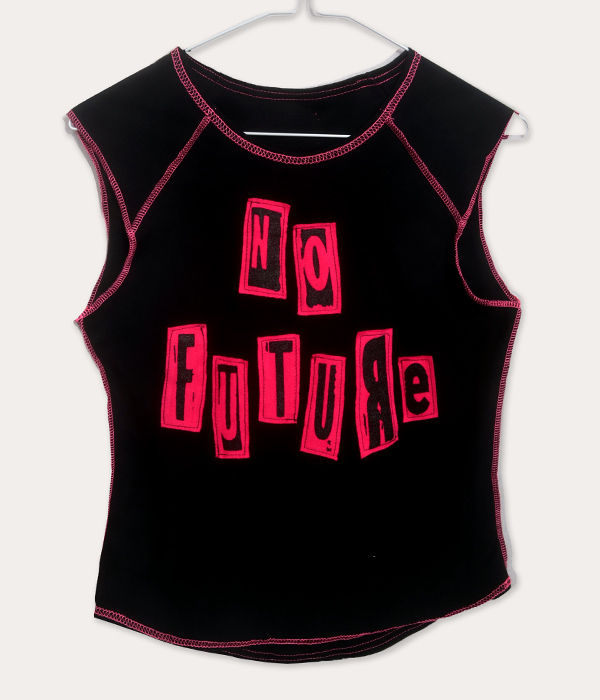 Woman's No Future Babydoll Tank Top - Image 3