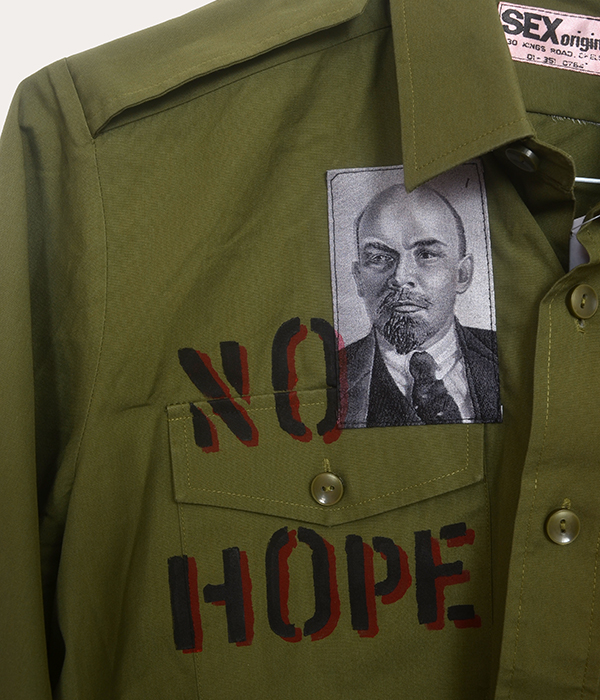 Men's Long Sleeve Olive Green Seditionaries Shirt - Small - Image 3