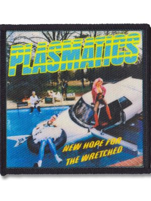 Plasmatics New Hope for the Wretched sew-on patch featuring the iconic plane crash album cover.