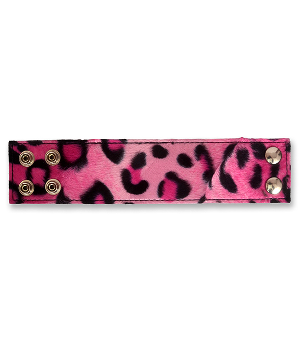 Baby Pink Leopard print Wrist Cuff - Image 2