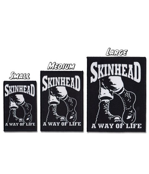 Skinhead Sew / Iron On Patch Ska Reggae Rocksteady Oi Oi Skinhead Way Of Life - Foto 2