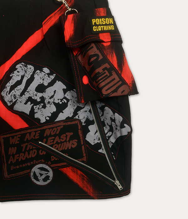 Woman's Seditionaries style Punk Mini Skirt - M/L - Image 3