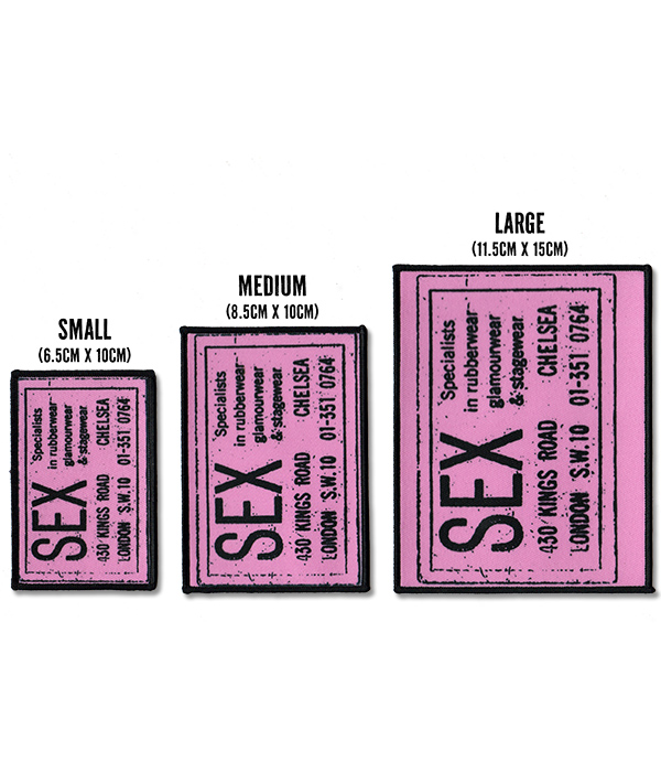SEX Sew-On Punk Patch - Image 2