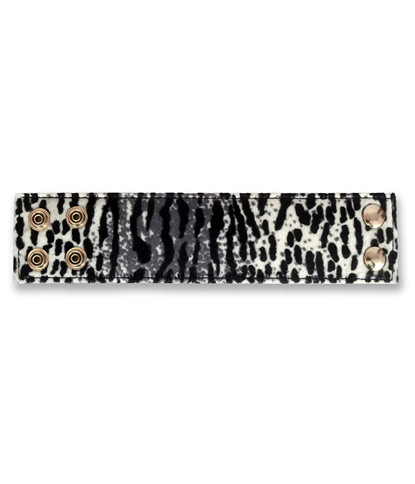 Snow Leopard print Wrist Cuff - Image 2