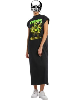 The Cramps 'Creature from the Black Leather Lagoon' Women’s Maxi T-Shirt Dress