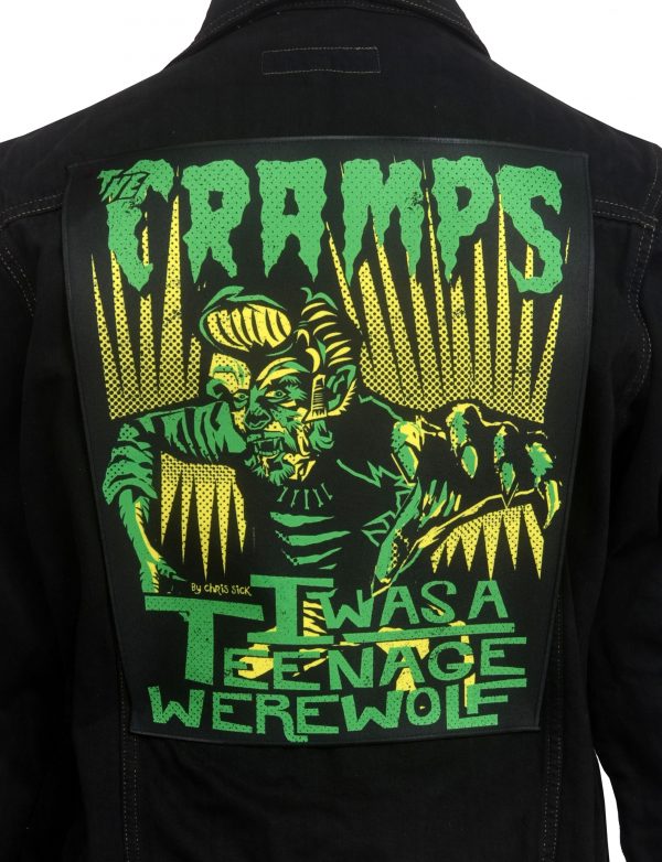 The Cramps 'I was a teenage werewolf' Back Patch - Image 3