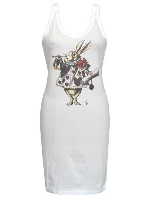 Women's White Rabbit Dress