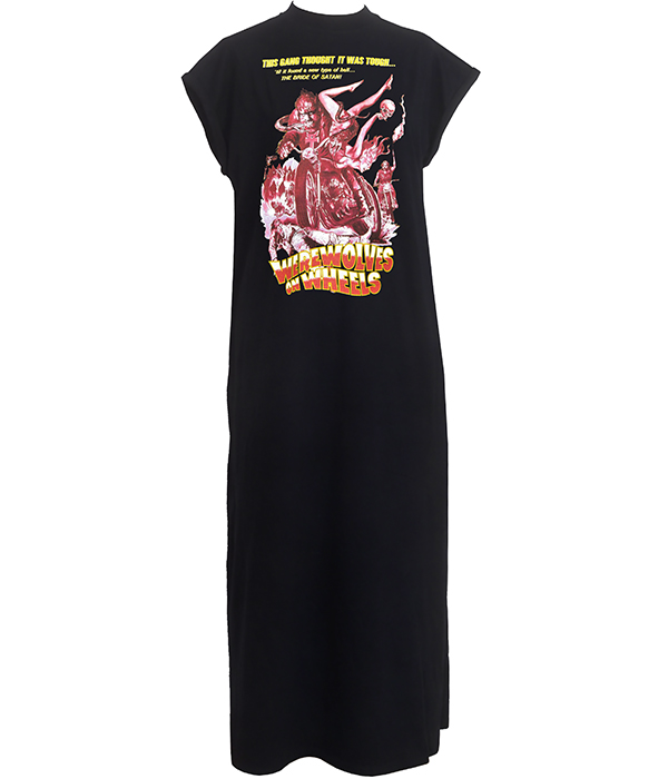 Werewolves on Wheels Women’s Maxi T-Shirt Dress - Image 2