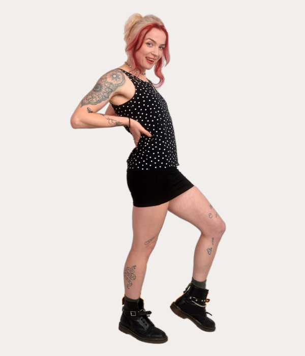 Women's Star print Tank Top - Image 2