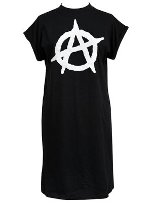 Women's Anarchy Punk T-shirt Dress
