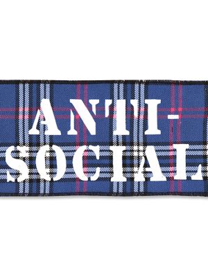 Anti Social Tartan Patch