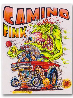 Camino Lowbrow Sticker