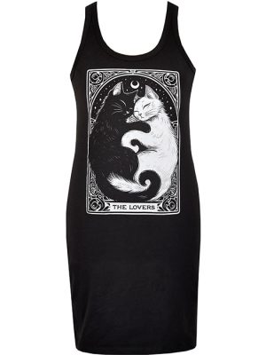 The Lovers Cat Tarot Dress