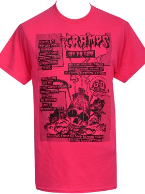 The Cramps Men's Pink T-Shirt