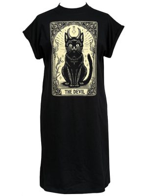 The Devil Tarot T-shirt Dress