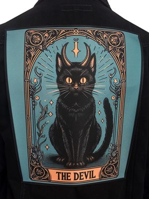 The Devil Cat Back Patch