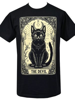 The Devil Cat Tarot T-Shirt