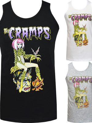 mens psychobilly horror tank