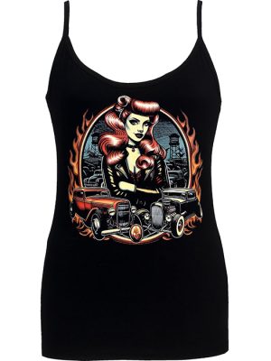 Women's Rockabilly Pin-up Top