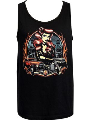 Rockabilly Pin-up Men's Tank Top