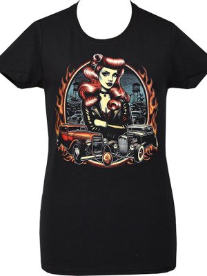 Women's Rockabilly Pin-up T-Shirt