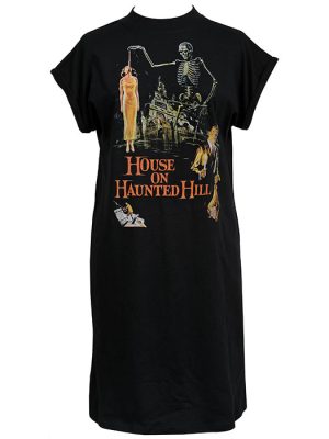 Women's Vintage Horror T-shirt Dress