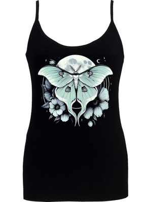 Women's Gothic Luna Moth Top