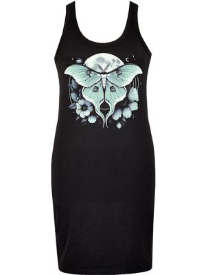 Women's Gothic Luna Moth Dress