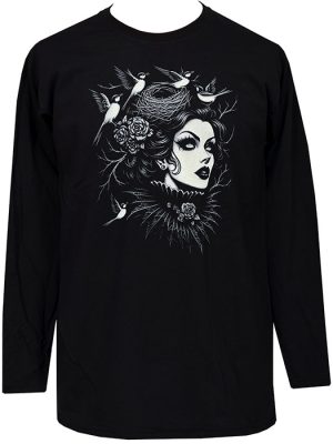 Victorian Gothic Long Sleeve Top