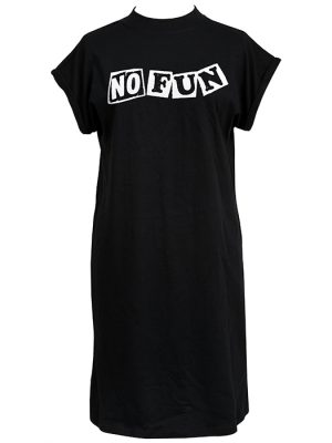 No Fun Women's Punk T-shirt Dress
