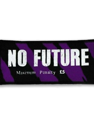 No Future Purple Zebra Patch