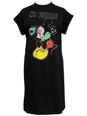 No Future Women's Punk T-shirt Dress