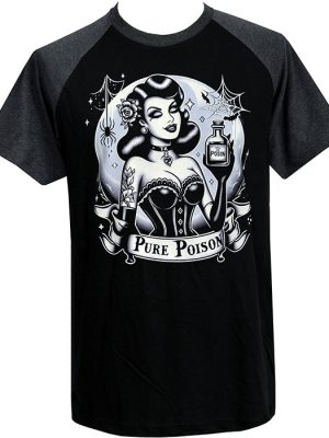 Men's Gothic Pin-up Raglan T-Shirt